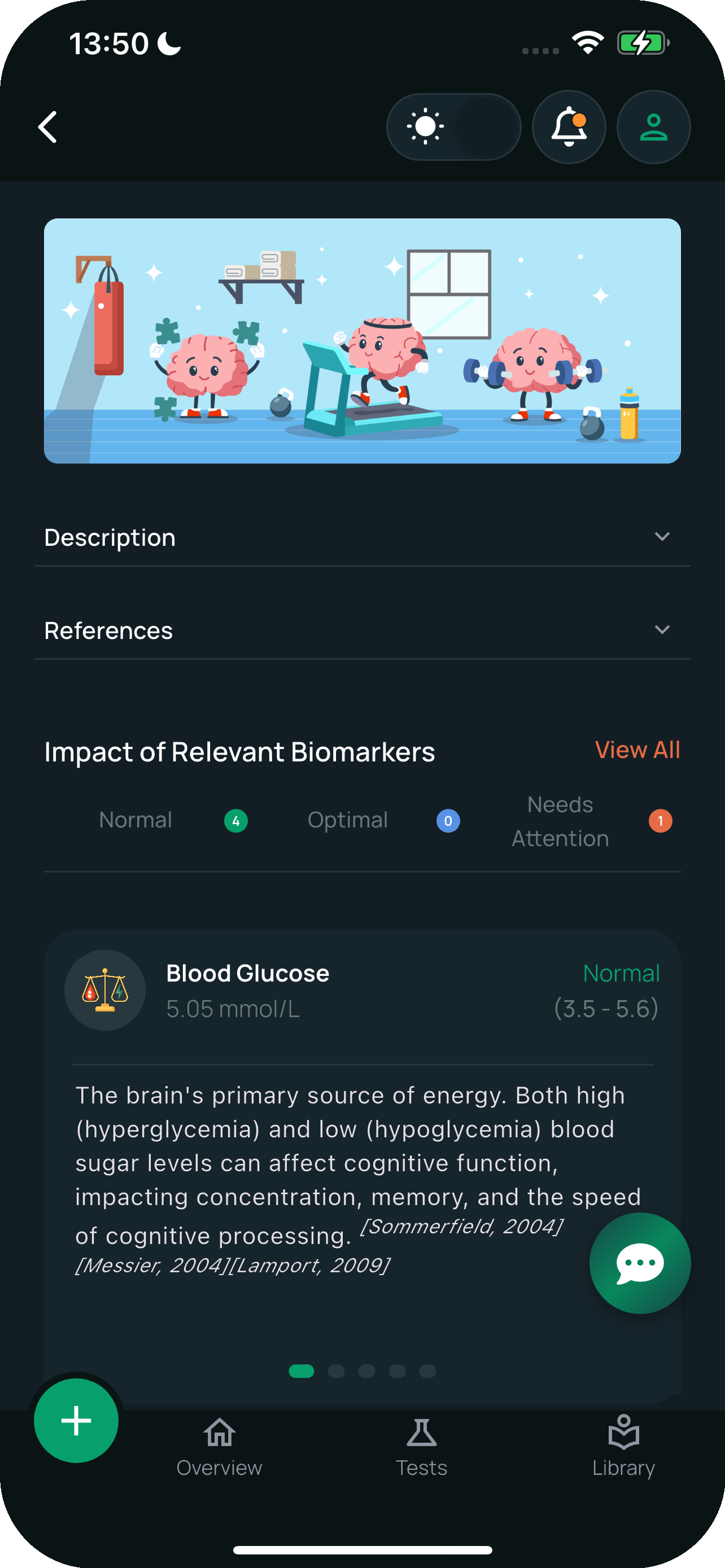 Health3 Health Topic Deep Dive on an iPhone, detailed insights into your health